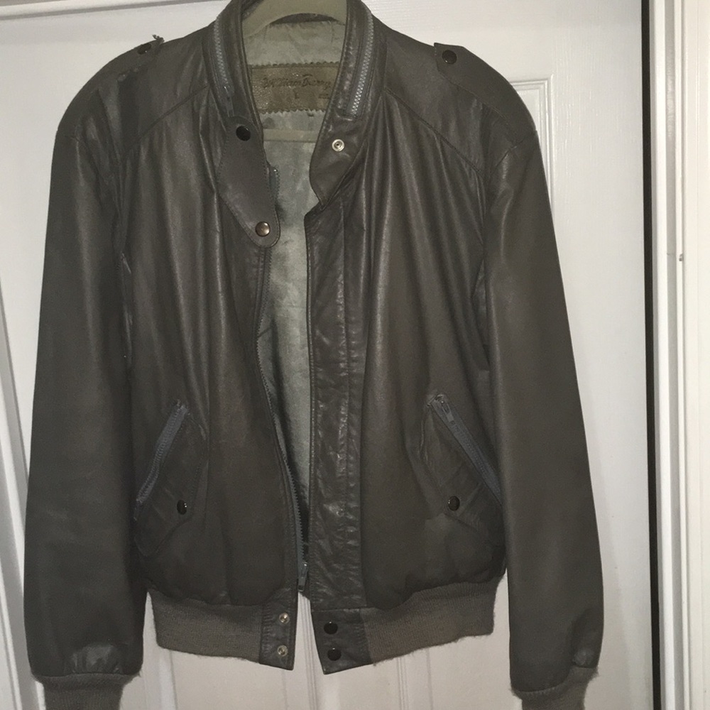 William Barry Made In Usa Leather Jacket Gem